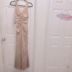 Jessica Mcclintock vintage tan Formal Dress Size 8